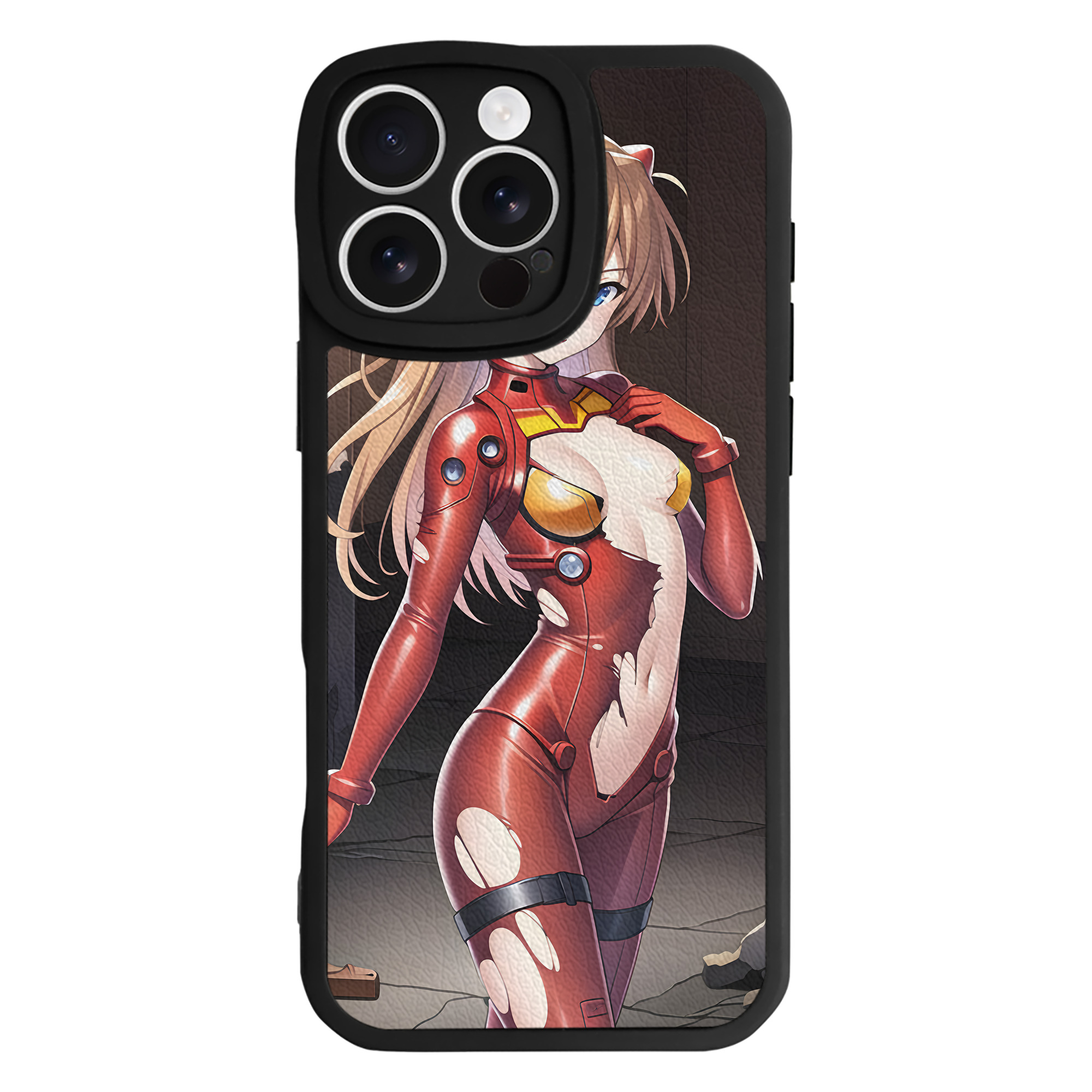 （画像用） EVA 新世紀エヴァンゲリオン 【iPhone 16シリーズ対応】シリコンスマホケース（レザー調） 材質：シリコン